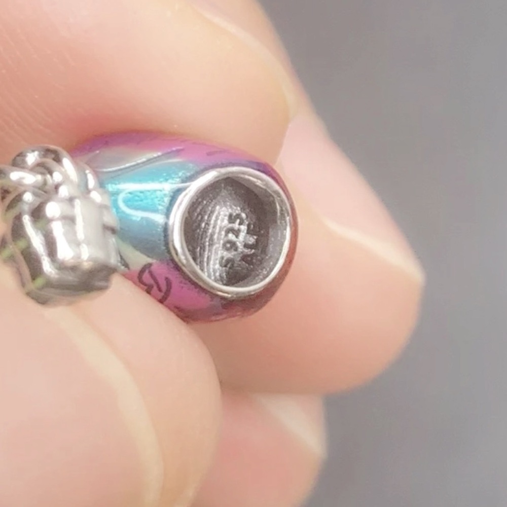 PANDORA Happy Birthday Hot Air Heart Balloon Charm w/box - Picture 9 of 9